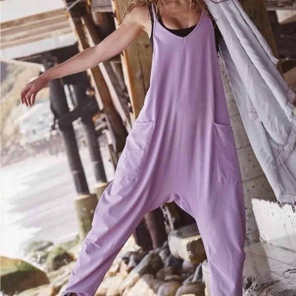 Free People Pants - Free People Hot Shot onesie one-piece jumpsuit romper Chive blossom Size L